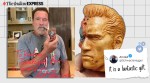 Arnold Schwarzenegger, Terminator pipe, Arnold Schwarzenegger Terminator pipe, hand carved Arnold Schwarzenegger Terminator pipe, viral news, indian express