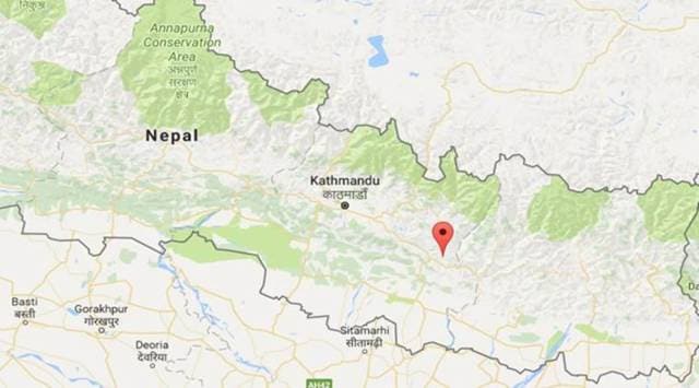 The epicentre of the earthquake was Ramche village in the district, 120 km east of Kathmandu.