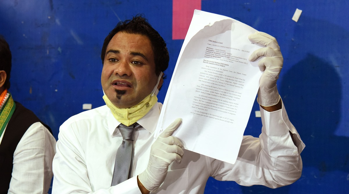 Kafeel Khan, Kafeel Khan release, yogi adityanath, kafeel khan job, kafeel khan says will write to cm for job back, indian express news