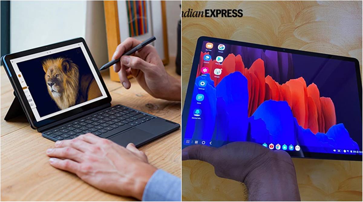 tablets vs laptops, 5 best work tablets, 5 best tablets india, Lenovo Chromebook Duet, iPad 8th gen, iPad Pro, Samsung Galaxy Tab S7, Surface Pro 7