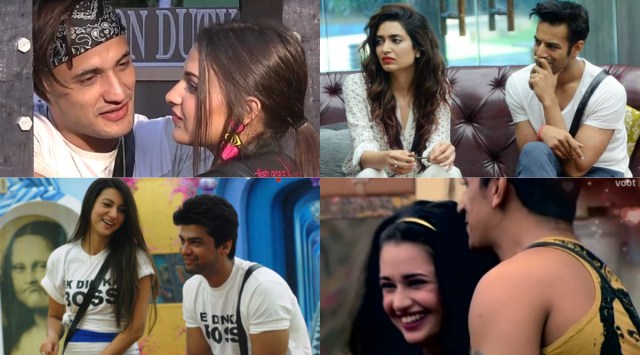 love stories on bigg boss,