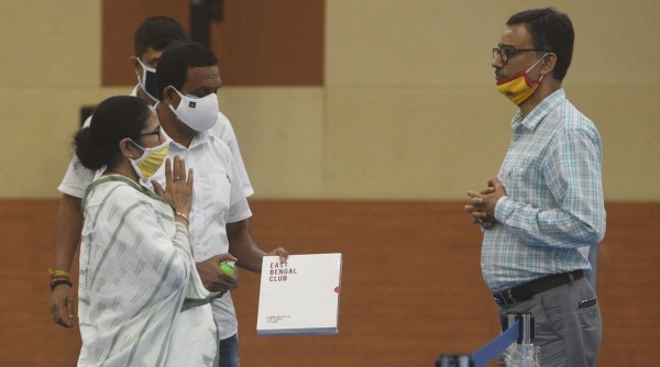 mamata banerjee, east bengal sponsor, east bengal football club, mohun bagan, bengal elections, indian express
