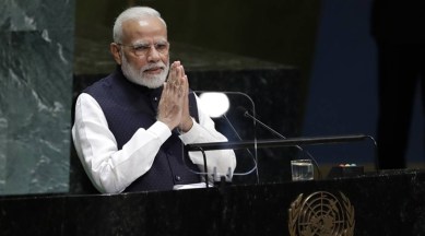 UN General Assembly, narendra modi, naredra modi un sepeech, narendra modi virtual un speech, narendra modi news, un news, indian express news
