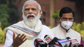 Narendra modi, Modi targets Opposition, farm bill, agricultural reforms, misleading farmers, Indian express news