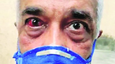 uddhav thackeray, uddhav thackeray cartoon, shiv sena thrashes ex navy officer, sharad pawar, sonia gandhi, mumbai city news