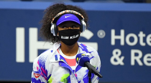 Naomi Osaka before her second round match at the US Open. (Source: Reuters)