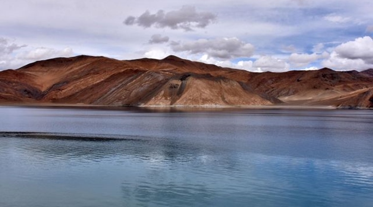 pangong tso, south pangong tso, india china border, india china border dispute, ladakh, ladakh border, galwan valley, indian army, PLA army, chinese army, chushul, indian express