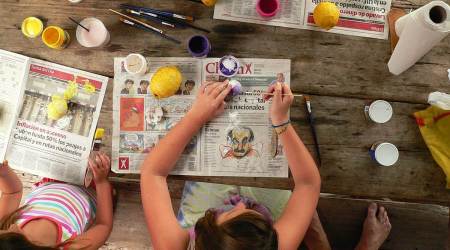 art and music classes, online learning for kids in lockdown, activity based learning, dance and yoga, learning, parenting, indian express news