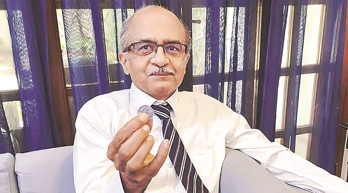 Prashant Bhushan, Prashant Bhushan contempt case, Prashant Bhushan contempt case SC, Prashant Bhushan SC fine, India news, Indian Express