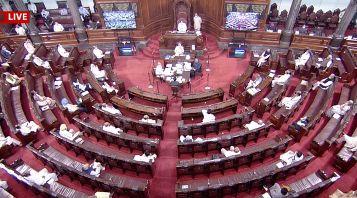Rstv Audio Feed Was Disrupted During Passage Of Farms Bills As Some Mps Damaged Mic Cpwd