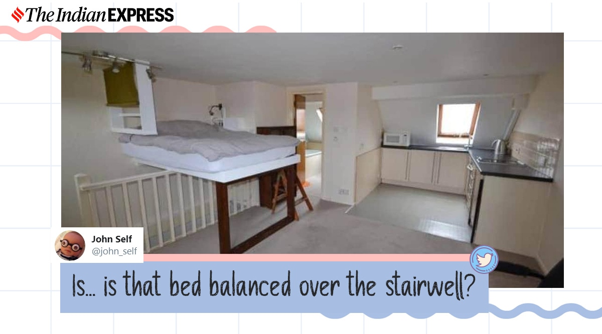 studio flat apartment listing viral, viral apartment listening, West Sussex, bizarre, trending