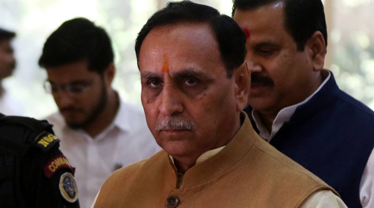 vijay rupani, Gujarat covid-19, gujarat covid cases toll, gujarat covid death toll, gujarat covid details, gujarat government inability to provide covid deatils, indian expres news