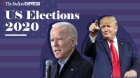 US elections 2020, US elections, Us mail in votes, US elections day, US mail votes, US election results, US voters, Donald Trump, world news, Indian express 