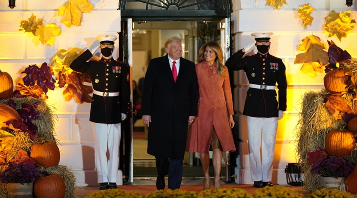 Donald Trump And Melania Host Halloween At White House With Some Restrictions Trending News The Indian Express