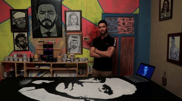 Egyptian artist, Salt painting, Hany Genedy, Egypt, Cairo news, Egyptian salt painting, Trending news, Indian Express news