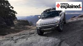 electric Hummer, General Motors Hummer, GM trucks, electric vehicles, indian express