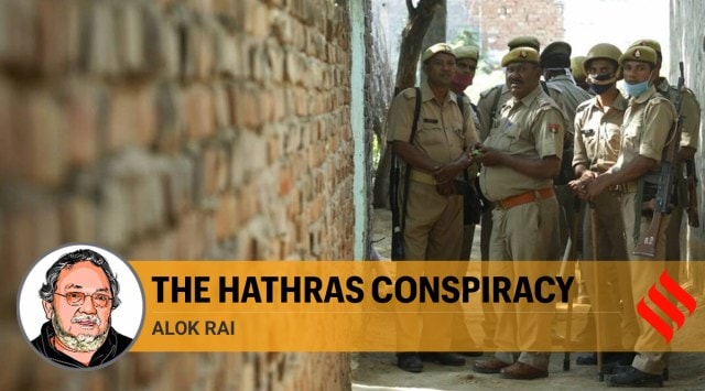 Tight security in Hathras (Express Photo: Praveen Khanna)