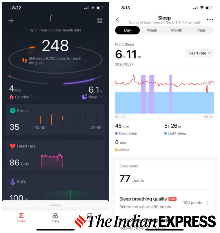 amazfit bip app ios