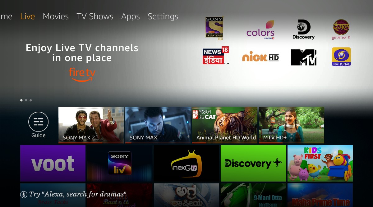 How to watch Live TV on  Fire TV Stick