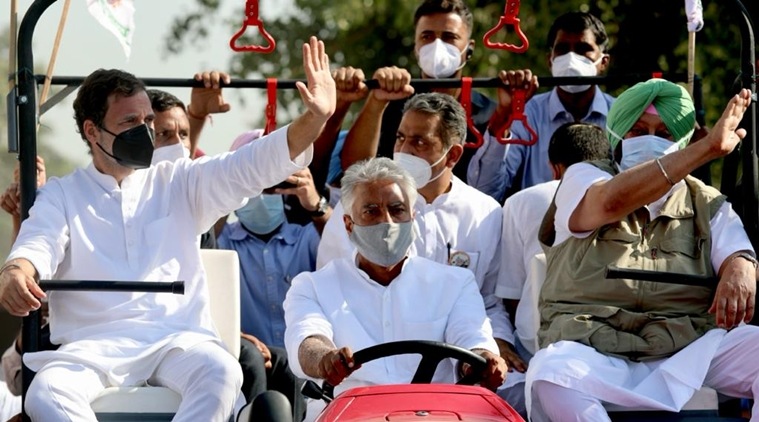 Rahul Gandhi, Rahul Gandhi Punjab, Punjab Rahul Gandhi rally, Punjab Rahul Gandhi rally, Rahul Gandhi rally, Punjab news, Rahul Gandhi Haryana, Haryana Rahul Gandhi farmers protest, farmers protest Rahul Gandhi, Rahul Gandhi news