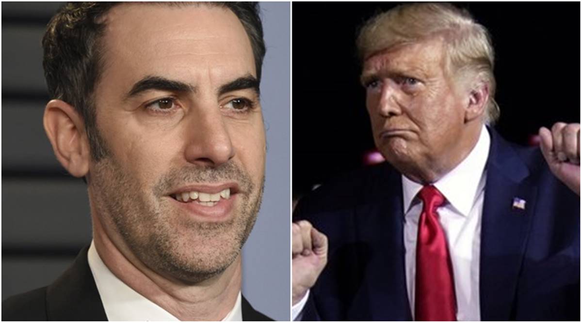 Donald Trump Calls Borat Star Sacha Baron Cohen An Unfunny Creep Entertainment News The Indian Express