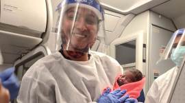 delivery, emergency delivery, emergency delivery of preterm baby on flight, doctor delivers baby on Indigo flight, parenting, indian express news