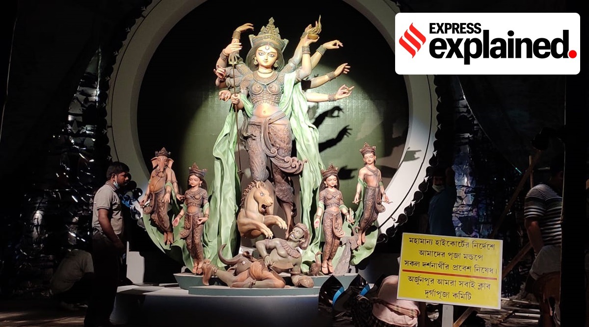 Durga Puja, Calcutta HC on Durga Puja, Durga Puja pandal, Kolkata Durga Puja pandal, HC on Durga Puja pandal, Indian Express