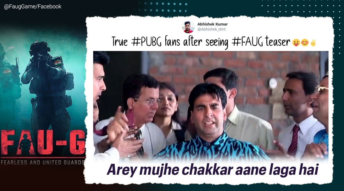 faug, faug teaser, faug memes, fau-g teaser reactions, faug galwan valley clash, akshay kumar fau-g, viral news, indian express