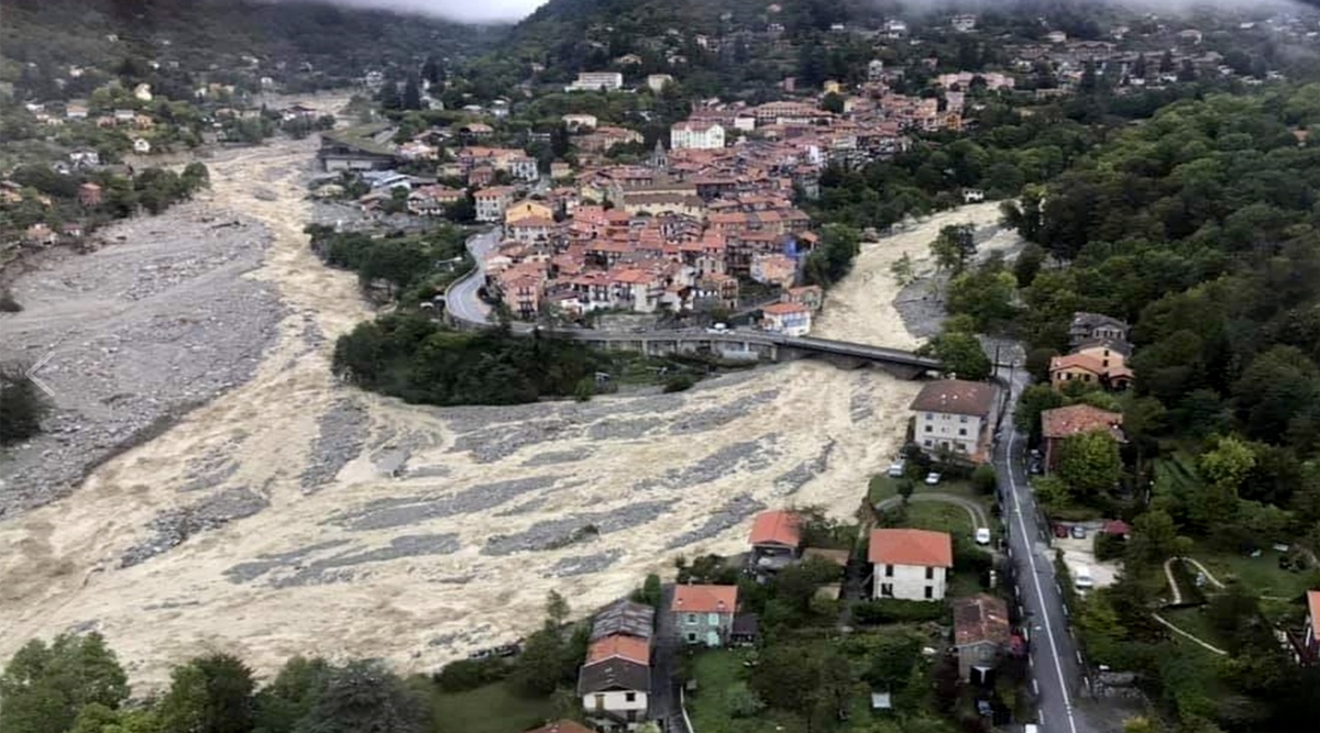 France Floods, Italy, Alpes-Maritimes Floods, La Vesubie