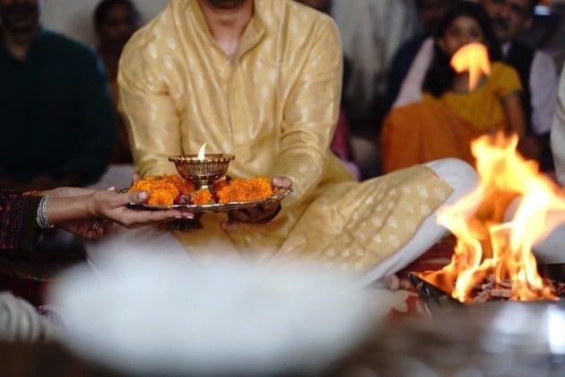 Gautam Kitchlu wedding photos with kajal aggarwal