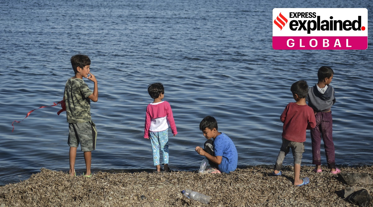 Greece Turkey border wall, Greece wall with Turkey, Turkey migrant issue, Europe migrant issue, Greece migrants, Indian Express