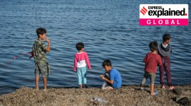 Greece Turkey border wall, Greece wall with Turkey, Turkey migrant issue, Europe migrant issue, Greece migrants, Indian Express