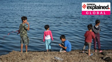 Greece Turkey border wall, Greece wall with Turkey, Turkey migrant issue, Europe migrant issue, Greece migrants, Indian Express