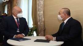 Greece, Turkey, Mevlut Cavusloglu, Nikos Dendias