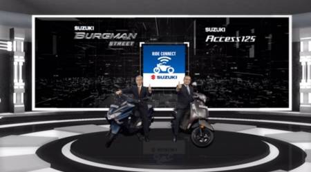 The company introduced its Access 125 and Burgman Street scooters with bluetooth-enabled digital console priced at Rs 78,600 and Rs 84,600.