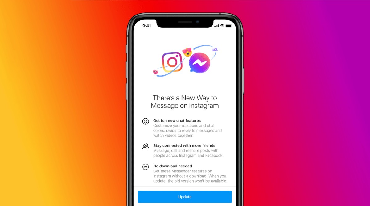You will not be able to chat across Instagram and Messenger apps in a few  days - India Today