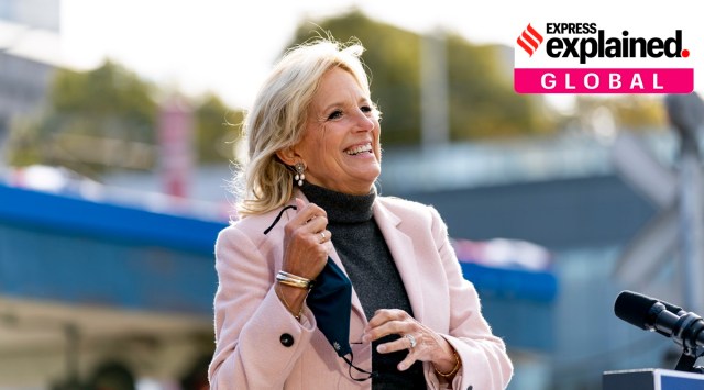 Jill Biden, Who is Jill Biden, Jill Biden Joe Biden, Jill Biden childhood, Jill Biden profile, Indian Express