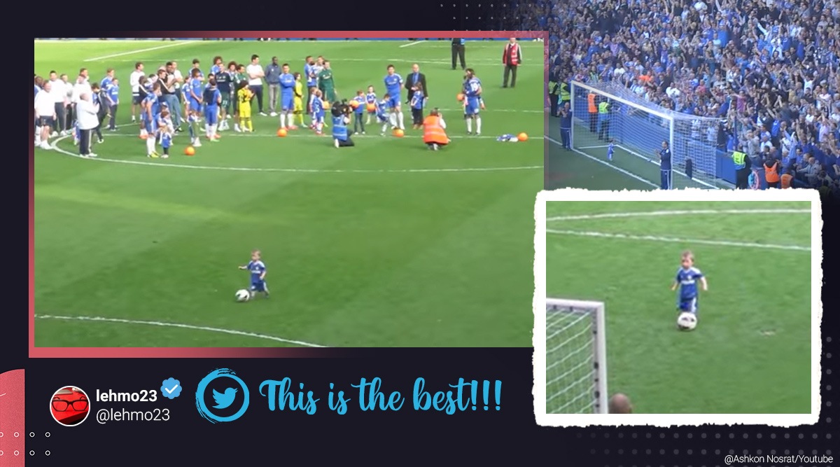josh turnball chelsea goal, josh turnball cute goal, chelsea 2013 toddler goal, josh turnball sign him up, cute football moment, kids football moment, indian express