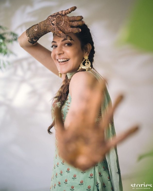 kajal aggrwal mehendi photos