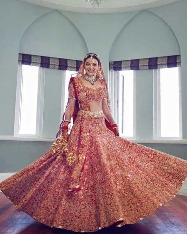 Kajal Aggarwal wedding attire