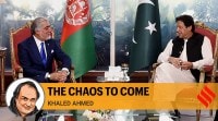 Khaled-Ahmed pakistan afghanistan, afghanistan peace process, abdullah abdullah, Ashraf Ghani, Mullah Fazlullah, Haqqani Network, taliban, imran khan, indian express
