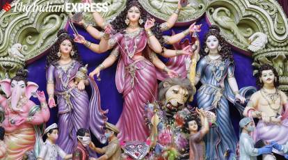 Maa Durga Xxx Video - In Kolkata's Md Ali Park, Goddess Durga slays 'Coronasura', pays tribute to  frontline warriors | Lifestyle News,The Indian Express