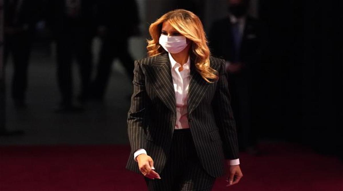 Melania Trump face mask