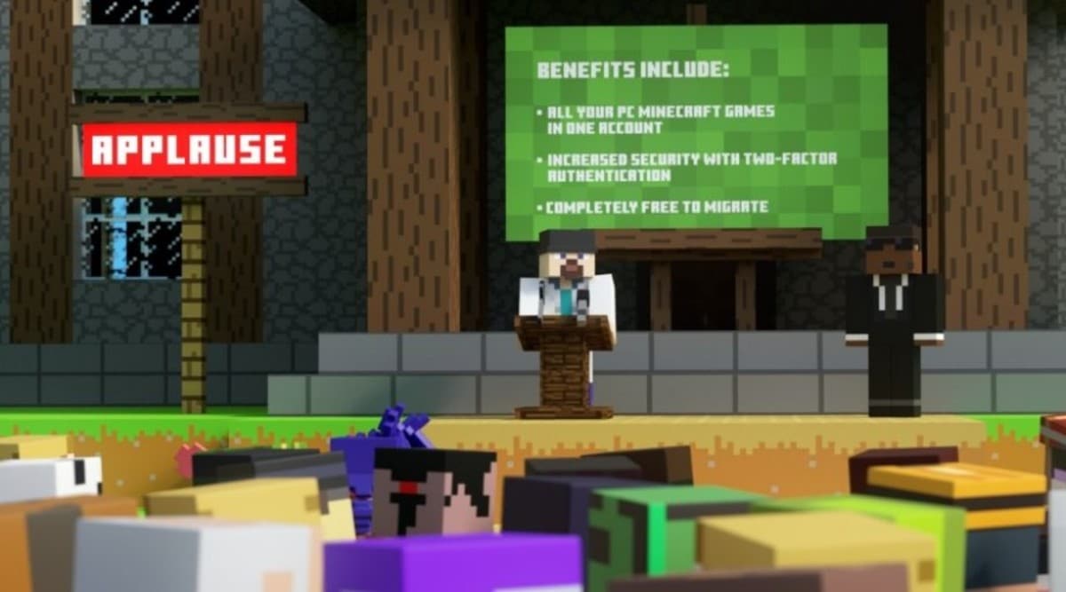 Minecraft Players Will Need A Microsoft Login To Play Next Year Technology News The Indian Express