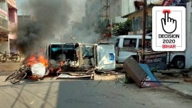 Munger violence, Bihar munger firing, Munger SP Lipi Singh, Bihar elections, bihar assembly elections, election commission on Munger firing, indian express