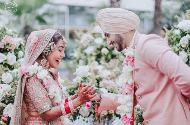 Neha Kakkar and Rohanpreet Singh wedding photos