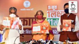 Bihar covid-19 vaccine, covid-19 vaccine bihar, bihar nirmala sitharaman, bihar bjp covid-19 promise, covid-19 vaccine promise BJP, bihar election news, indian express news