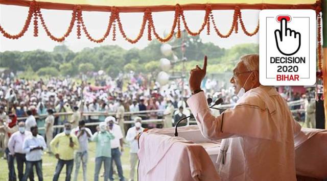 JDU manifesto, Bihar elections, bihar assembly polls, BJP manifesto, Nitish Kumar, Bihar news, indian express, JDU saat nishchay 2