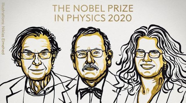Nobel Prize for Physics awarded to British, German and American astrophysicists for discoveries on black hole