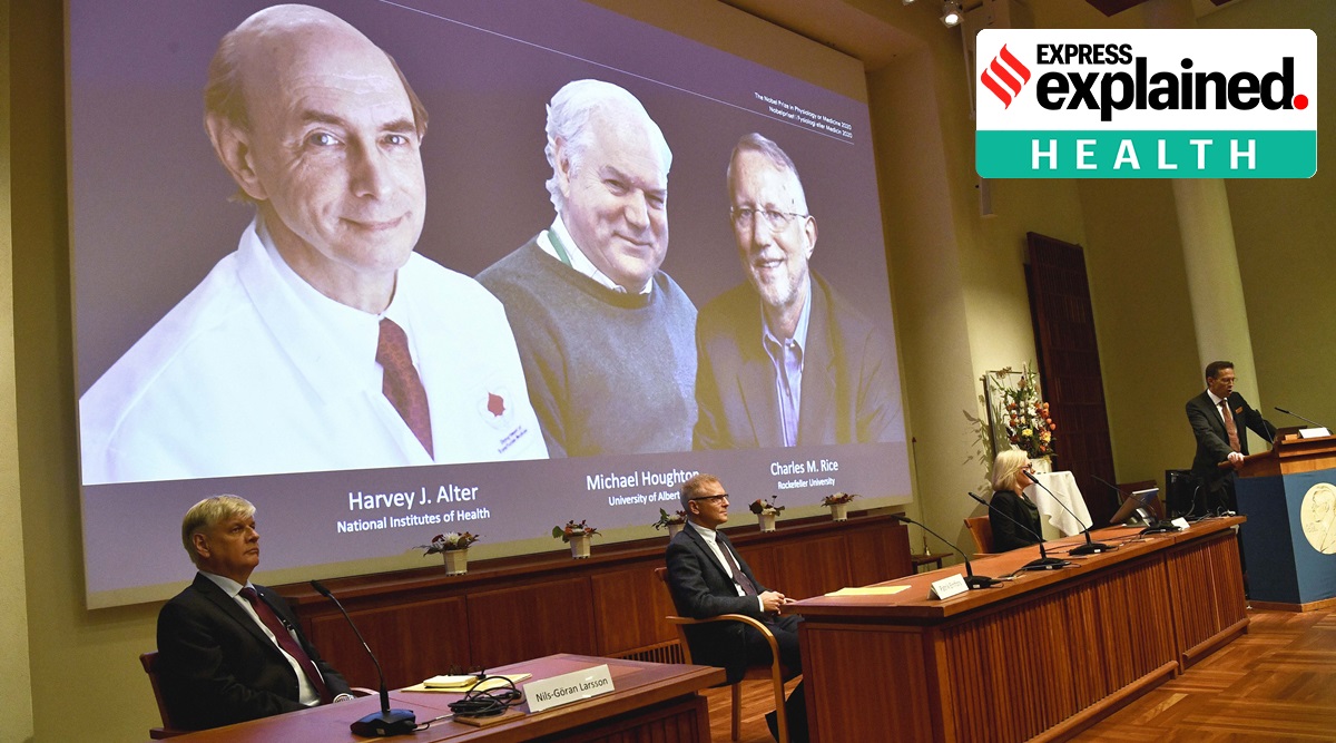 Nobel Prize 2020, Nobel Prize for Medicine, Harvey Alter, Charles Rice, Michael Houghton, Indian Express